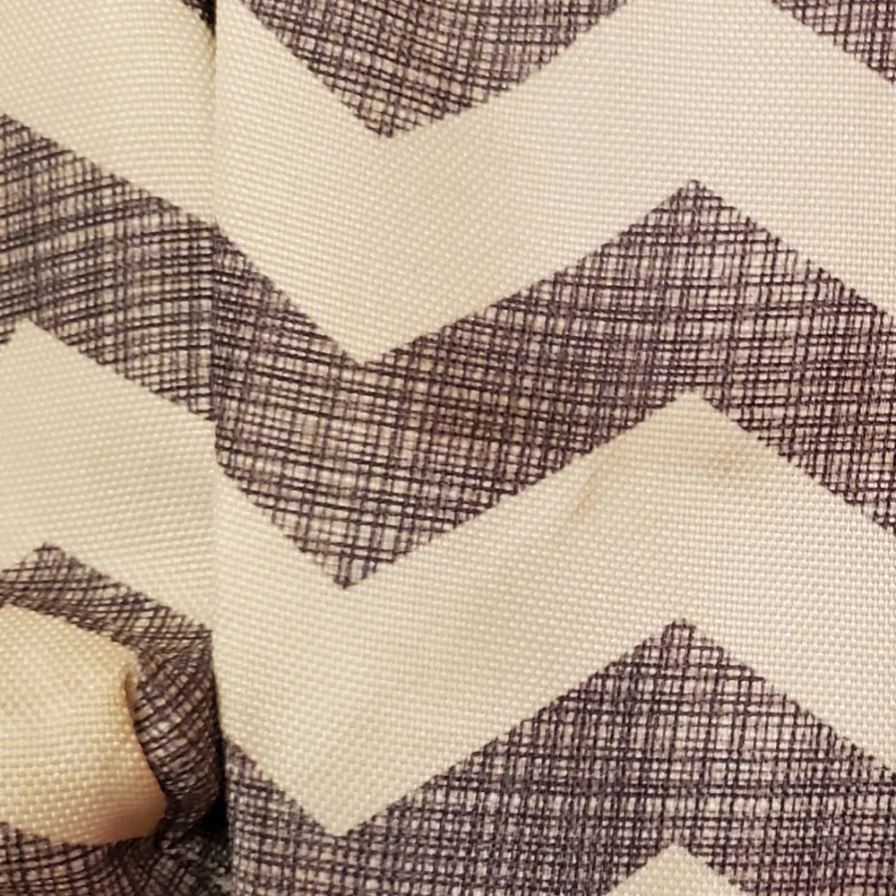 SkipHop Gray/White Chevron Duo Signature Diaper Bag w/Changing Pad